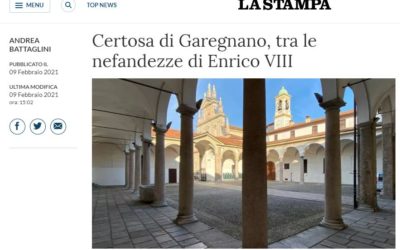 Certosa di Garegnano è sul giornale di “LA STAMPA”